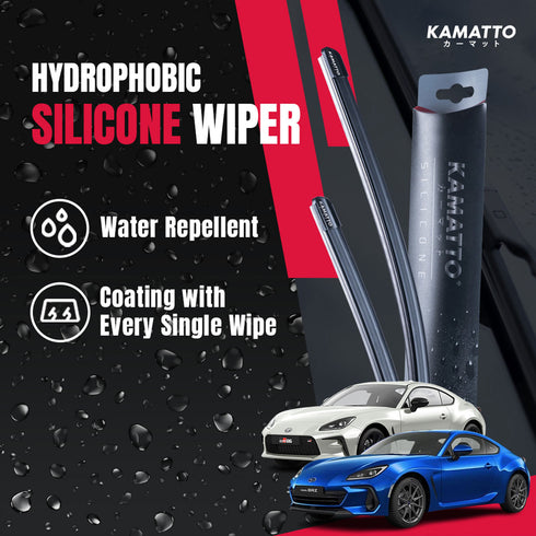 Kamatto Wiper Toyota GR86/ Subaru BRZ ZN8/ZD8 (2022-Present) Hydrophobic Silicone Water Repelling Coating