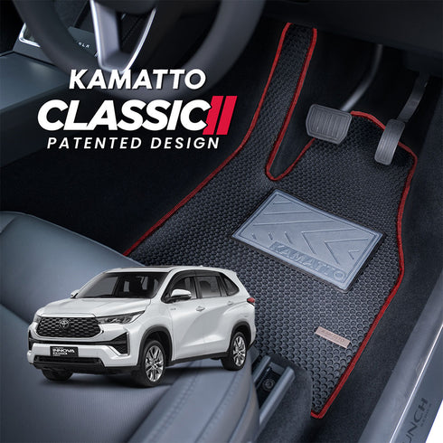 Kamatto Classic Toyota Innova Zenix AG10 Hybrid 7-Seater & Petrol 8-Seater (2023-Present) Car Floor Mat and Carpet