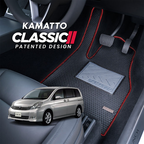 Kamatto Classic Toyota Isis Without Console Box AM10 (2004-2017) Car Floor Mat and Carpet