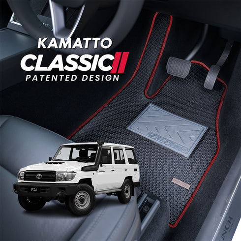 Kamatto Classic Toyota Land Cruiser J70 Manual 7-Seater (1984-Present) Car Floor Mat and Carpet