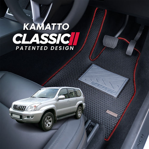 Kamatto Classic Toyota Land Cruiser Prado 5-Door J120 (2002-2008) Car Floor Mat and Carpet