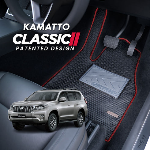 Kamatto Classic Toyota Land Cruiser Prado J150 Facelift 7-Seater (2015-2023) Car Floor Mat and Carpet