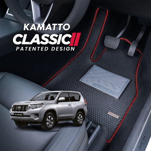 Kamatto Classic Toyota Land Cruiser Prado J155 3-Door (2009-2021) Car Floor Mat and Carpet