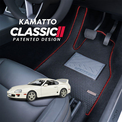 Kamatto Classic Toyota Supra A80 Manual Convertible/Targa Top (1993-2002) Car Floor Mat and Carpet