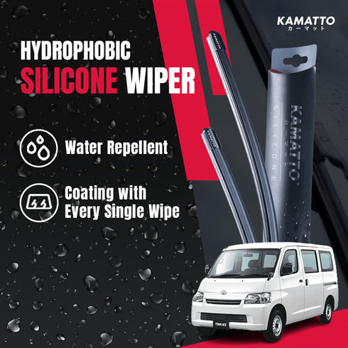 Kamatto Wiper Toyota TownAce S400 (2008-Present) Hydrophobic Silicone Water Repelling Coating