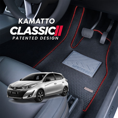 Kamatto Classic Toyota Yaris Facelift (2021-Present) Car Floor Mat and Carpet