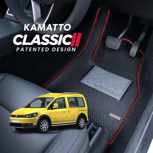 Kamatto Classic Volkswagen Caddy Maxi Life (2003-2019) Car Floor Mat and Carpet