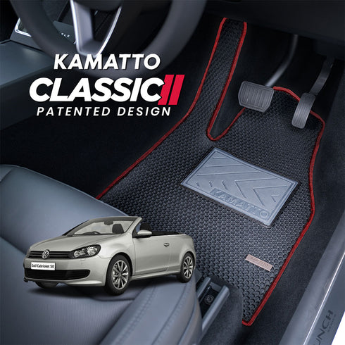 Kamatto Classic Volkswagen Golf MK6 Cabriolet (2009-2016) Car Floor Mat and Carpet