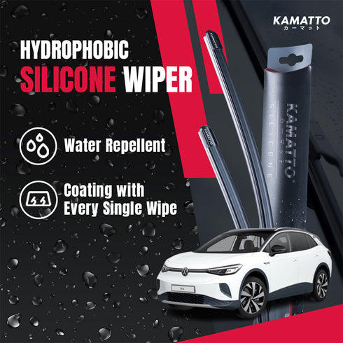 Kamatto Wiper Volkswagen ID.4 (2020-Present) Hydrophobic Silicone Water Repelling Coating