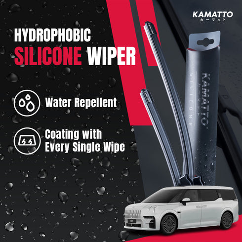 Kamatto Wiper Zeekr 009 (2024-Present) Hydrophobic Silicone Water Repelling Coating