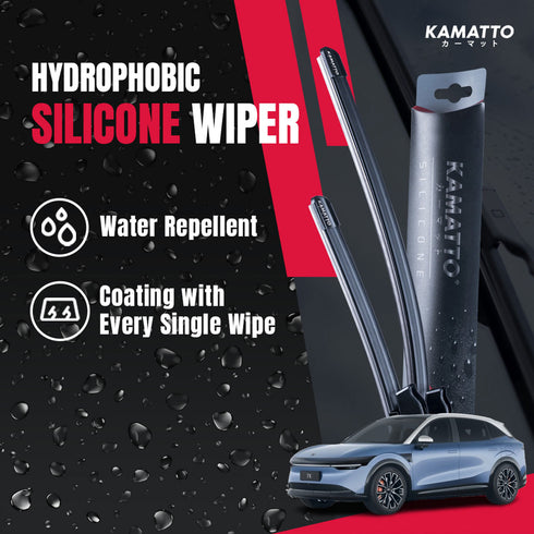 Kamatto Wiper Zeekr 7X (2025-Present) Hydrophobic Silicone Water Repelling Coating