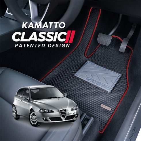 Kamatto Classic Alfa Romeo 147 (2000-2010) Car Floor Mat and Carpet