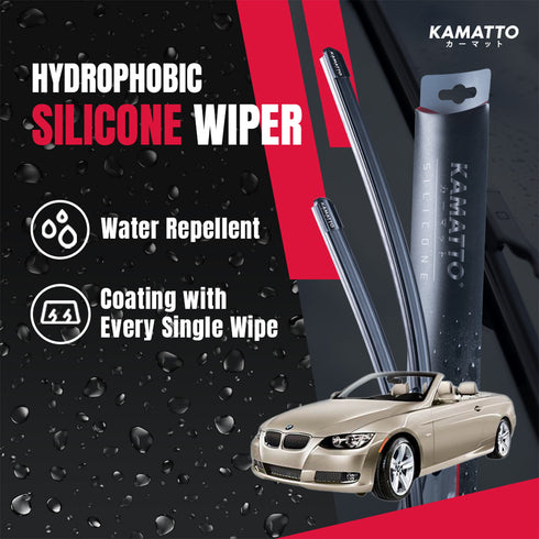 Kamatto Wiper BMW 3 Series E93 (2006-2011) Hydrophobic Silicone Water Repelling Coating
