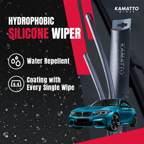 Kamatto Wiper BMW M2 Competition F87 (2016-2021) Hydrophobic Silicone Water Repelling Coating