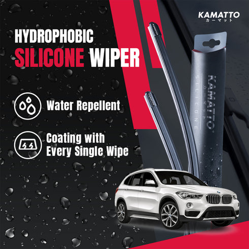 Kamatto Wiper BMW X1 F48 (2015-2022) Hydrophobic Silicone Water Repelling Coating