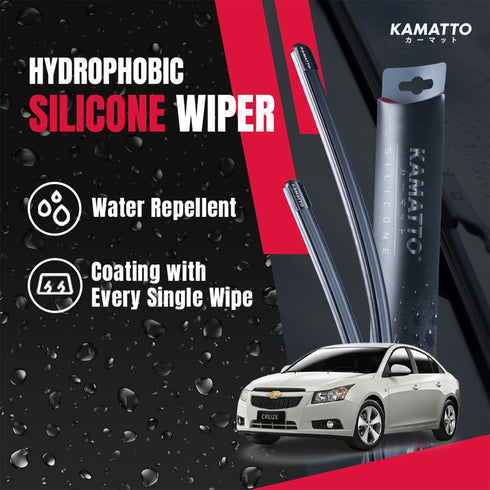 Kamatto Wiper Chevrolet Cruze (2009-2016) Hydrophobic Silicone Water Repelling Coating