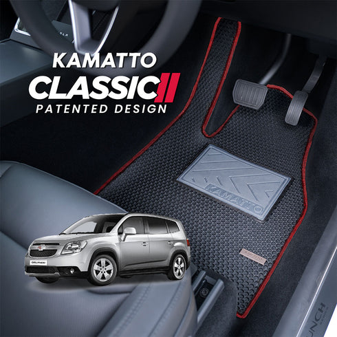 Kamatto Classic Chevrolet Orlando (2011-2018) Car Floor Mat and Carpet