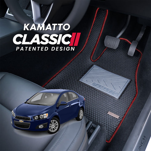 Kamatto Classic Chevrolet Sonic LTZ Sedan (2011-2020) Car Floor Mat and Carpet