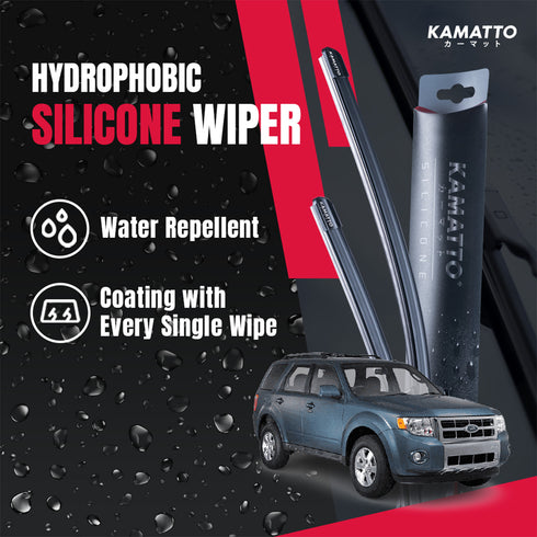 Kamatto Wiper Ford Escape (2008-2012) Hydrophobic Silicone Water Repelling Coating