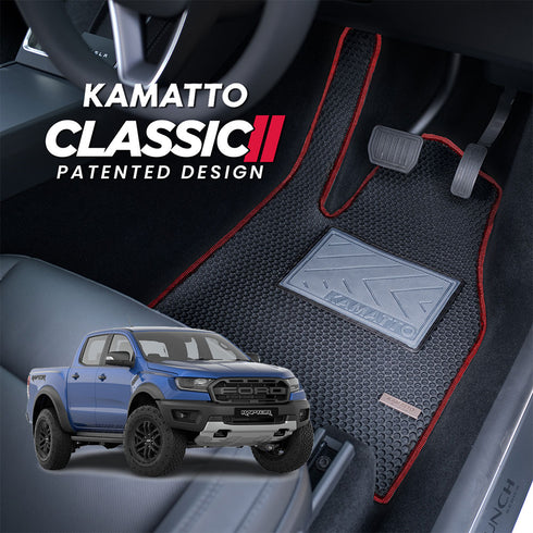 Kamatto Classic Ford Ranger Raptor (2018-2022) Car Floor Mat and Carpet