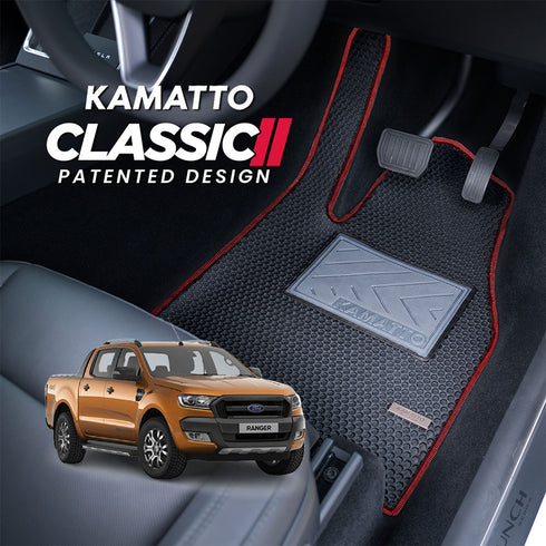 Kamatto Classic Ford Ranger T8 (2019-2022) Car Floor Mat and Carpet
