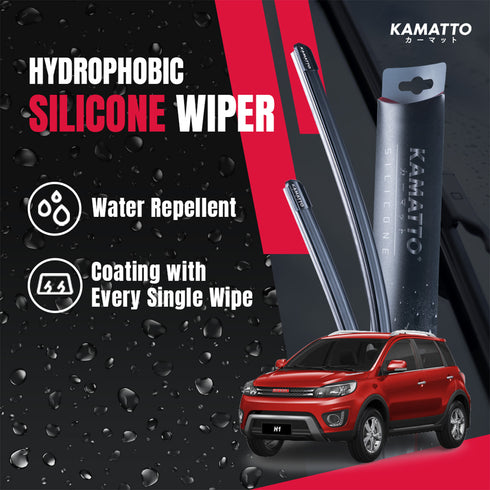 Kamatto Wiper Haval H1 (2017-Present) Hydrophobic Silicone Water Repelling Coating