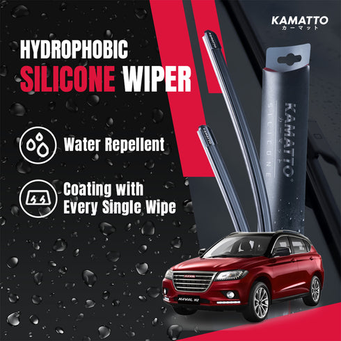 Kamatto Wiper Haval H2 (2017-Present) Hydrophobic Silicone Water Repelling Coating
