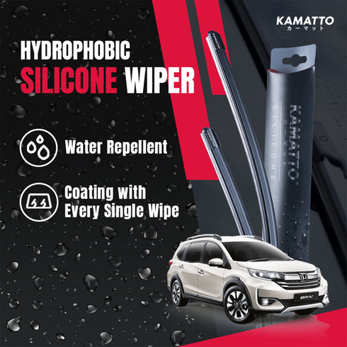 Kamatto Wiper Honda BRV / BR-V (2016-Present) Hydrophobic Silicone Water Repelling Coating