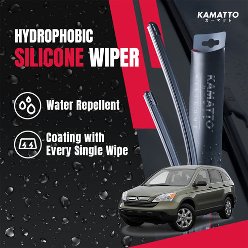 Kamatto Wiper Honda CRV / CR-V RE (2007-2011) Hydrophobic Silicone Water Repelling Coating