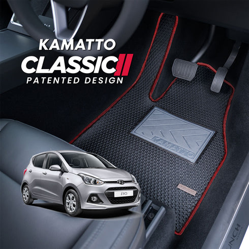 Kamatto Classic Hyundai i10 (2008-2017) Car Floor Mat and Carpet