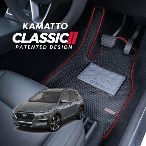 Kamatto Classic Hyundai Kona & Facelift (2019-Present) Car Floor Mat and Carpet