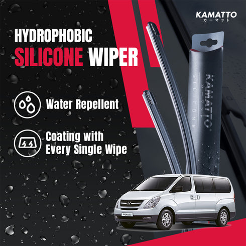 Kamatto Wiper Hyundai Starex (2007-2014) Hydrophobic Silicone Water Repelling Coating