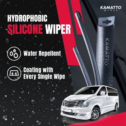 Kamatto Wiper Hyundai Starex (2014-2023) Hydrophobic Silicone Water Repelling Coating
