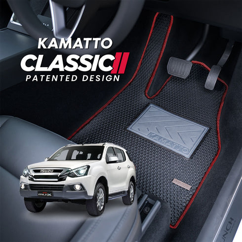 Kamatto Classic Isuzu MU-X 7 Seater RF (2013-2021) MUX Car Floor Mat and Carpet