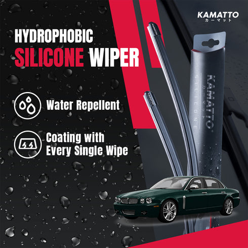 Kamatto Wiper Jaguar XJ X358 (2007-2009) Hydrophobic Silicone Water Repelling Coating