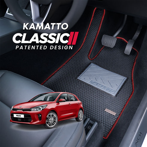 Kamatto Classic Kia Rio YB/SC Hatchback (2016-Present) Car Floor Mat and Carpet