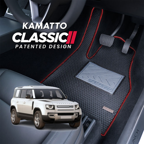 Kamatto Classic Land Rover Defender 110 5-Door L663 7-Seater (2020-Present) Car Floor Mat and Carpet