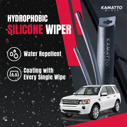 Kamatto Wiper Land Rover Freelander 2 (2006-2014) Hydrophobic Silicone Water Repelling Coating