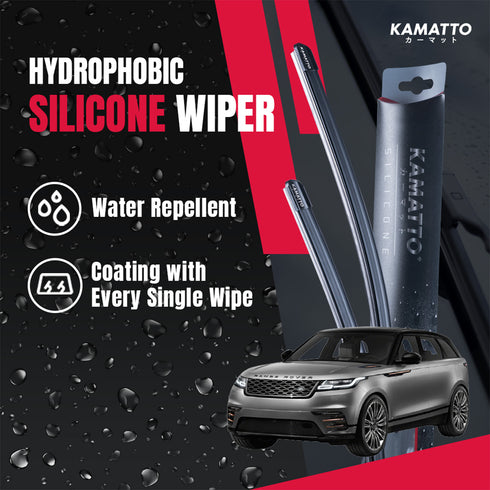 Kamatto Wiper Land Rover Range Rover Velar (2018-Present) Hydrophobic Silicone Water Repelling Coating