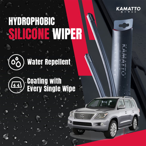 Kamatto Wiper Lexus LX570 (2008-2015) Hydrophobic Silicone Water Repelling Coating