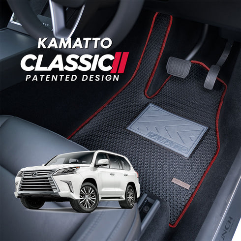 Kamatto Classic Lexus LX570 7-Seater Second Facelift (2015-2021) Car Floor Mat and Carpet
