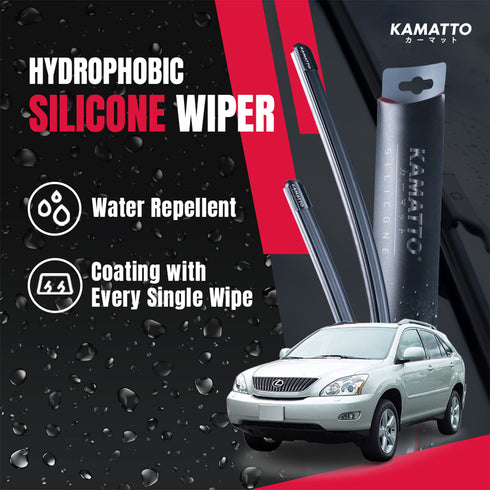 Kamatto Wiper Lexus RX 350 (2004-2011) Hydrophobic Silicone Water Repelling Coating