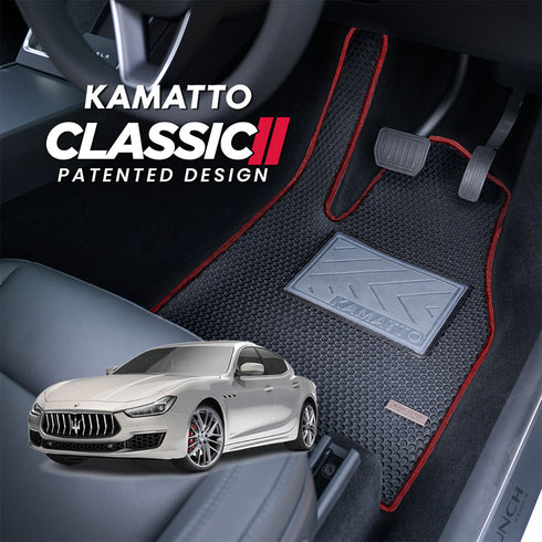 Kamatto Classic Maserati Ghibli (2013-Present) Car Floor Mat and Carpet