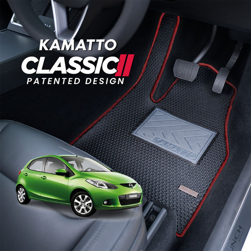 Kamatto Classic Mazda 2 Hatchback (2007-2014) Car Floor Mat and Carpet