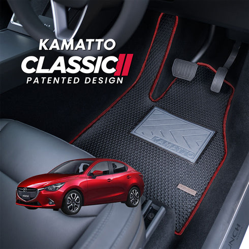 Kamatto Classic Mazda 2 Sedan (2015-2021) Car Floor Mat and Carpet