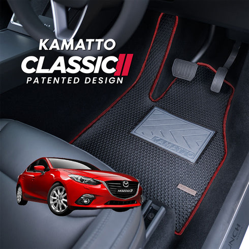 Kamatto Classic Mazda 3 Sedan (2014-2018) Car Floor Mat and Carpet