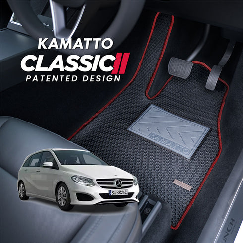 Kamatto Classic Mercedes Benz B-Class Facelift W246 (2014-2018) Car Floor Mat and Carpet