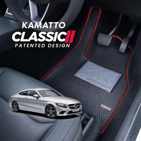 Kamatto Classic Mercedes Benz C-Class Coupe C205 (2016-Present) Car Floor Mat and Carpet
