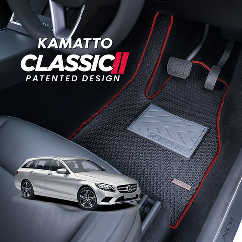 Kamatto Classic Mercedes Benz C-Class S205 Estate/Wagon (2014-2021) Car Floor Mat and Carpet