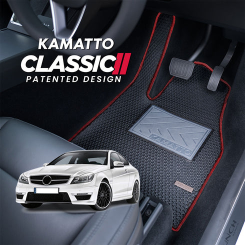 Kamatto Classic Mercedes Benz C-Class C204 Coupe (2007-2014) Car Floor Mat and Carpet